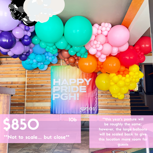 5801 PRIDE Custom Balloon Installation - Job ID: 052924PRIDE
