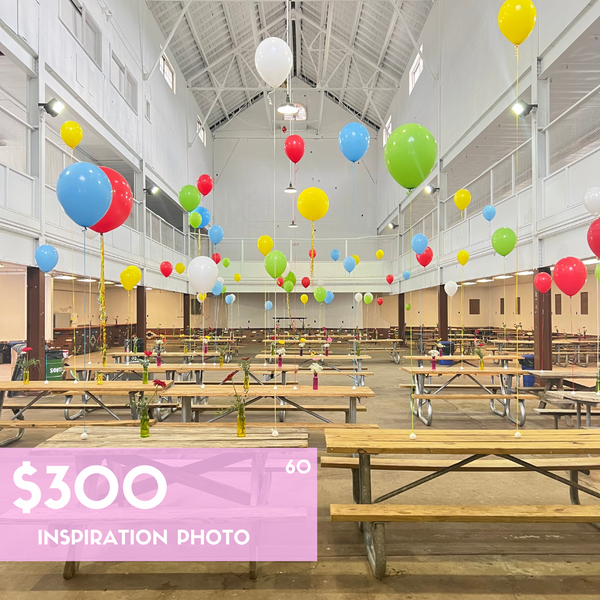 HOSANA HOUSE Custom Balloon Installation - Job ID: 051623HOSANA