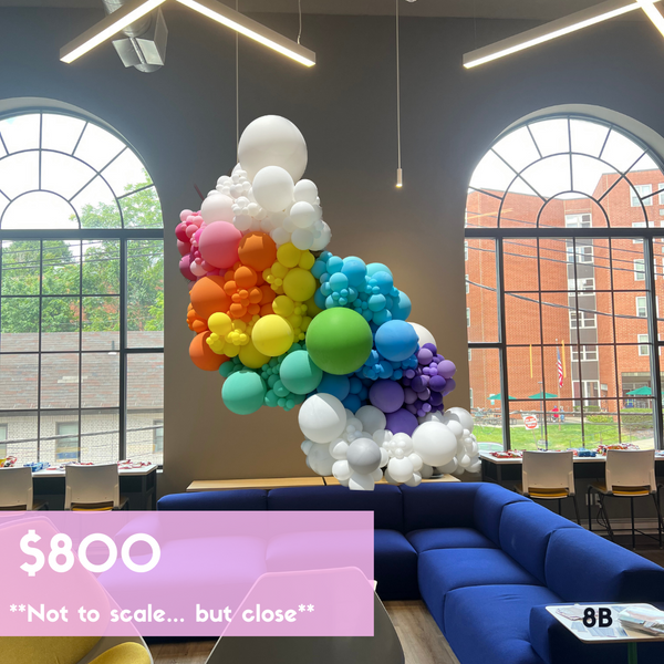 UpStreet Custom Balloon Installation - Job ID: 091921coombs