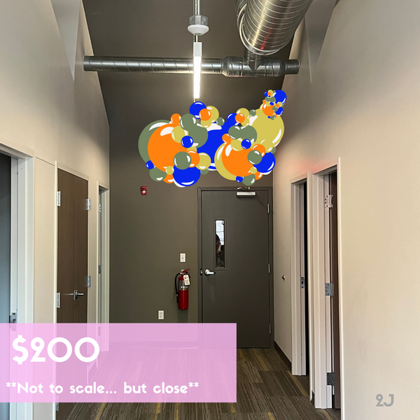 UpStreet Custom Balloon Installation - Job ID: 091921coombs