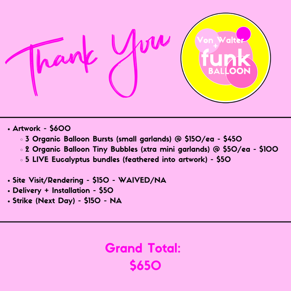 AAE Custom Balloon Installation - Job ID: 091425AAE