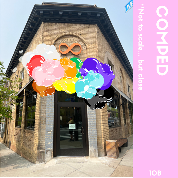 5801 PRIDE Custom Balloon Installation - Job ID: 052924PRIDE