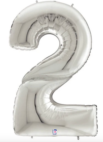 64" Gigaloon Helium Filled Number Balloons (more colors)