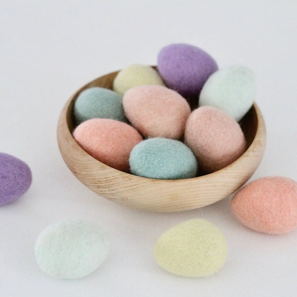 Felt Eggs set of 6