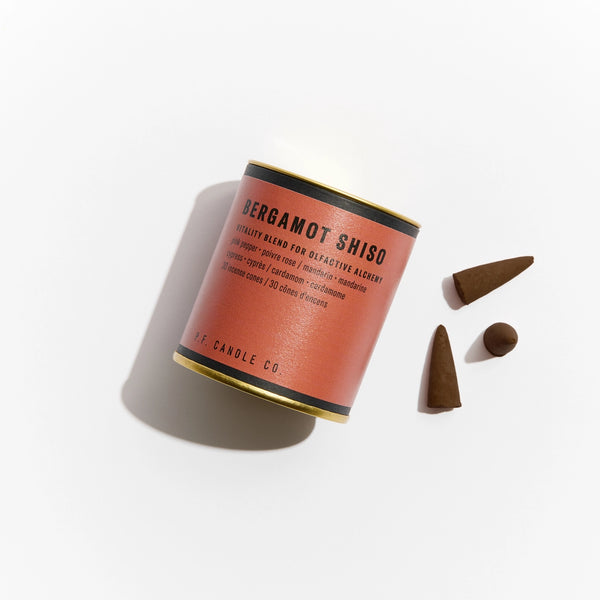 Bergamot Shiso Alchemy incense Cones by P.F. Candle Co.