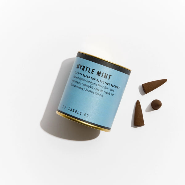 Myrtle Mint Alchemy incense Cones by P.F. Candle Co.
