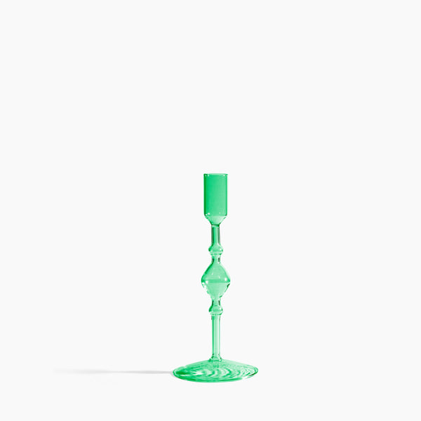 Glass Candlestick Holder in Tall