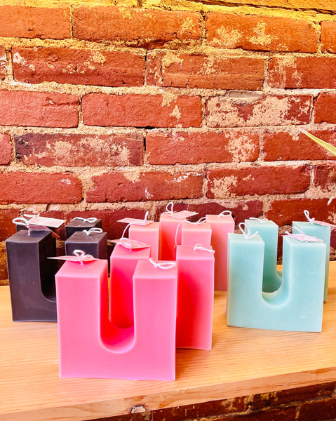 Giant 'U' Candle (more colors)