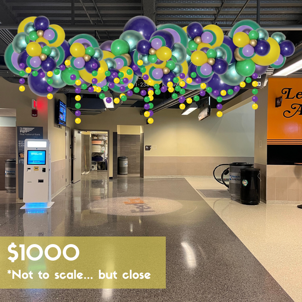 Night of Assists Custom Balloon Installation - Job ID: 022123joemineoCR