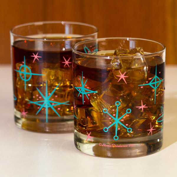 Set of 2 Rocks Glasses - Atomic Meltdown