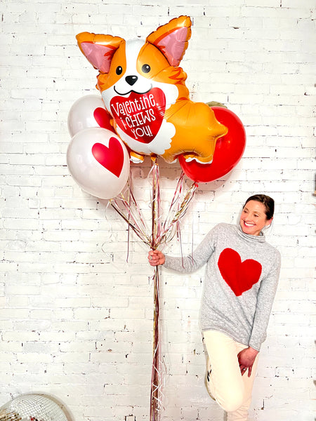 ā¤ļø 'Puppy Love' Valentine's Day Balloon Bouquet ā¤ļø