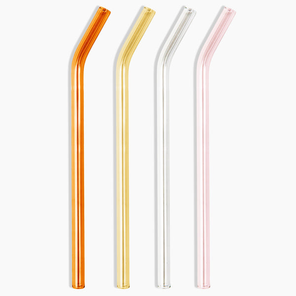 Glass Straws in Warm Set | Poketo