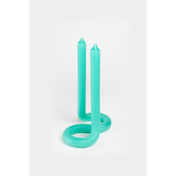 54 Celsius Twist Candle in Turquoise