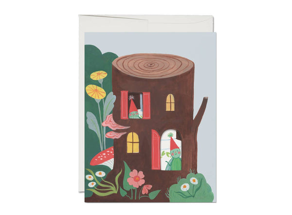 Happy Birthday Log Greeting Card