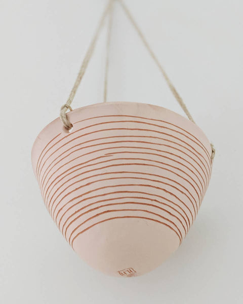Horizon Line Hanging Planters By Half Light Honey