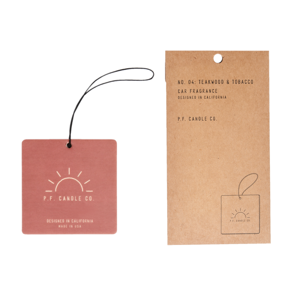 Teakwood & Tobacco Car Fragrance from P.F. Candle Co.
