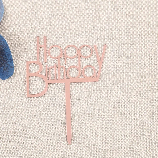 Happy Birthday Cake Topper (more colors)