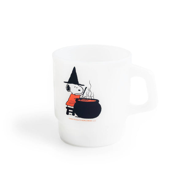 Snoopy Witch Glass Mug