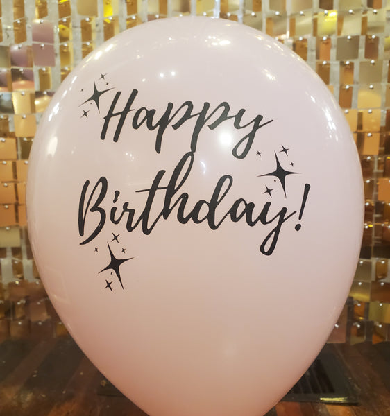Happy Birthday Latex Helium Balloon