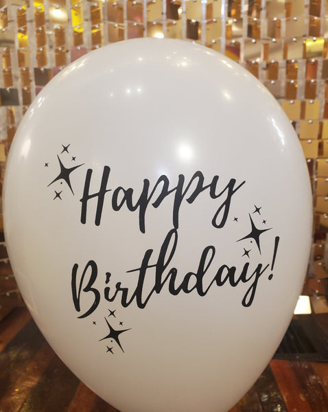 Happy Birthday Latex Helium Balloon