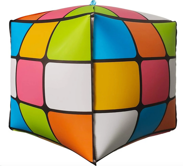 22 inch 3D rubiks cube foil helium balloon