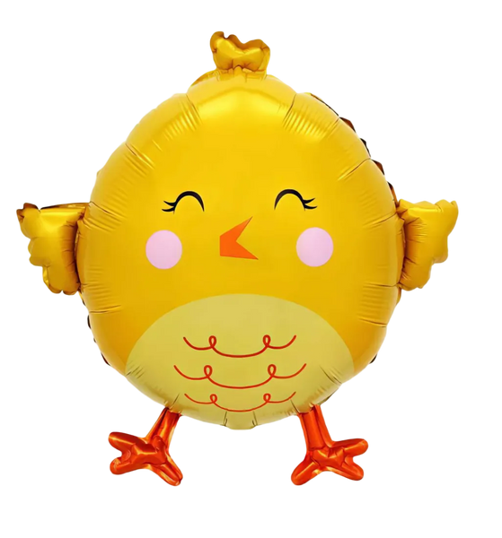 22 inch easter chick foil mylar helium balloon