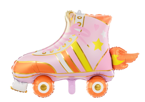 29 inch retrol pink orange yellow and shiny gold foil helium balloon delivery pittsburgh