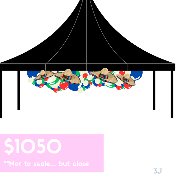 CINCOdeMAYO Custom Balloon Installation - Job ID:050225CINCO