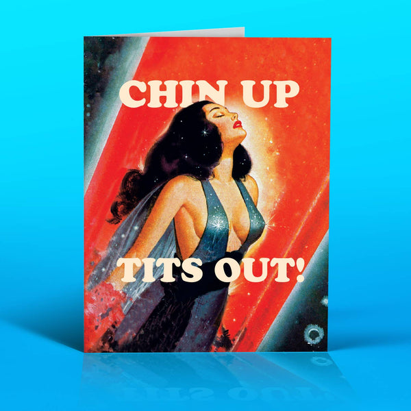 SPACE TITS! Greeting Card