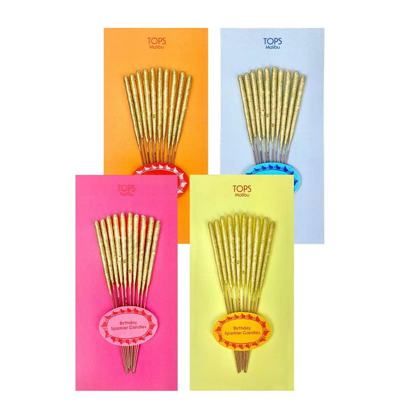 Tops Malibu birthday sparkler wands candles mini 4 inch sparkle pick up and delivery Pittsburgh Lawrenceville