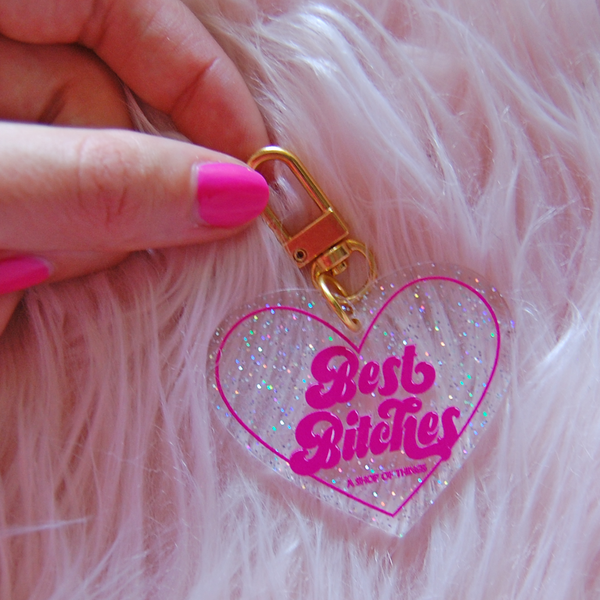 "Best Bitches" Keychain
