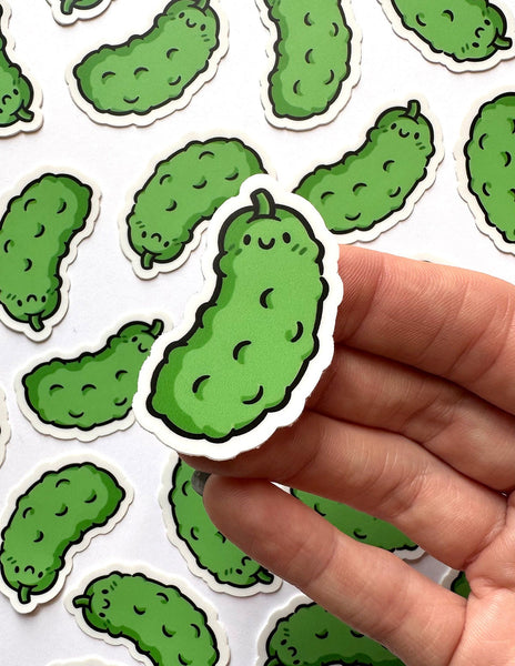 Cute Pickle Mini Vinyl Sticker