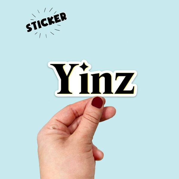 "Yinz" Pittsburgh Waterproof Vinyl Sticker