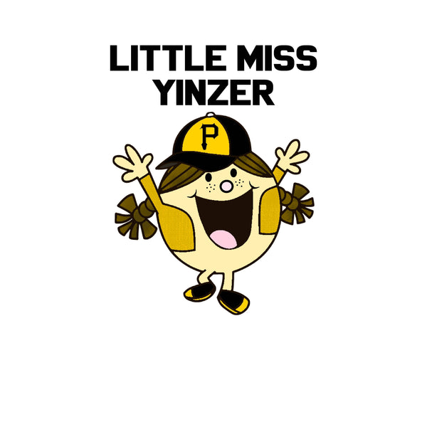 Waterproof Vinyl "Little Miss Yinzer" Pittsburgh Sticker