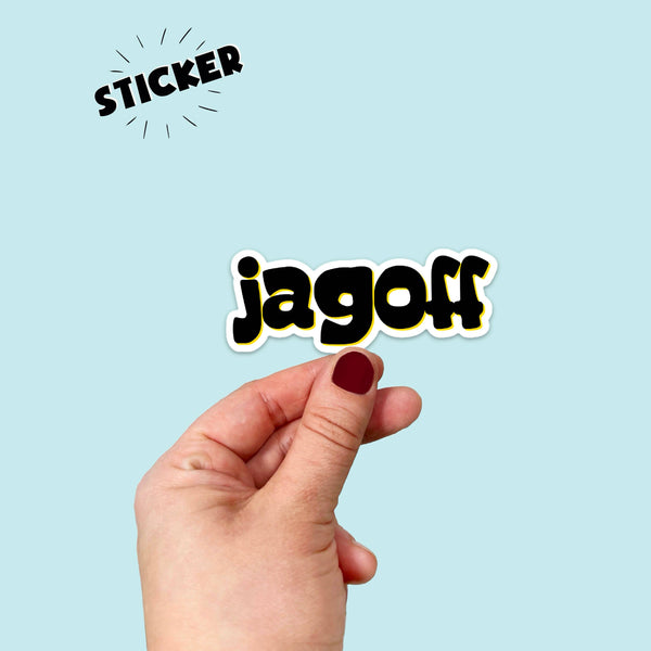 Waterproof Jagoff Pittsburgh Sticker 