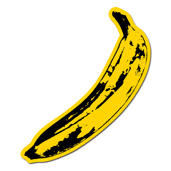 Andy Warhol Banana Vinyl Sticker