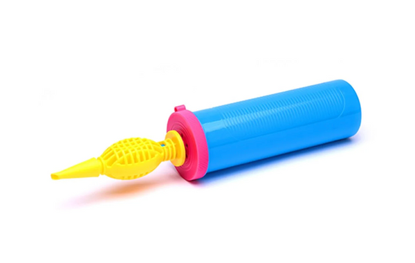 Blue, Pink & Yellow Balloon Hand Pump
