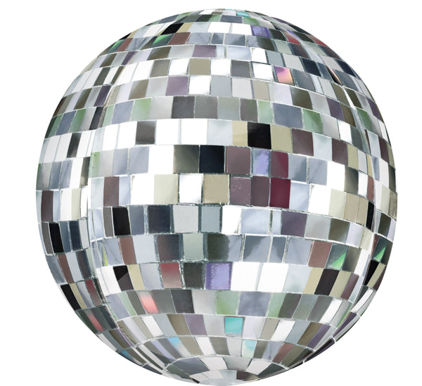 16" Disco Ball Orbz Foil Helium Balloon