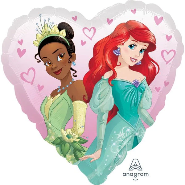 Disney Princess Heart Foil Mylar Balloon