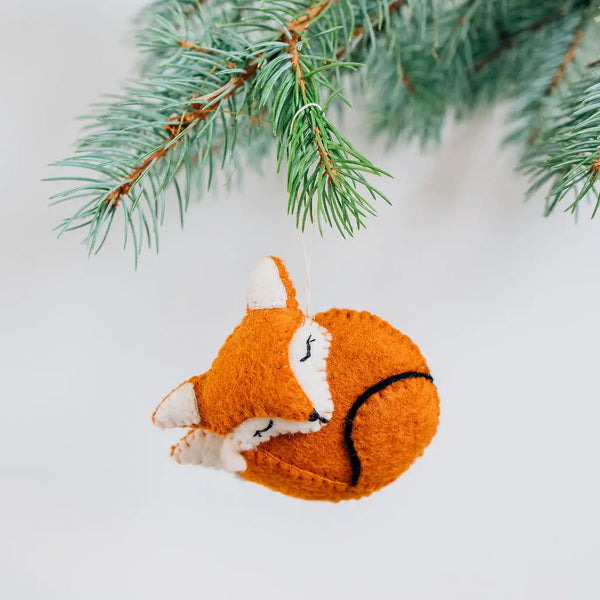 Fox Felt Ornament