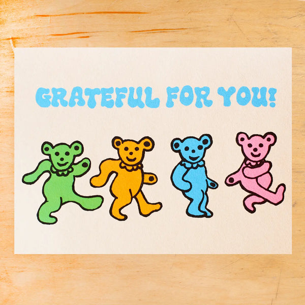 Grateful For You Greeting Card