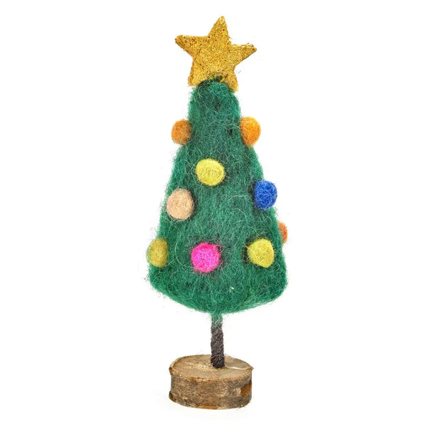 Handmade Felt Biodegradable Christmas Ornaments (more styles)