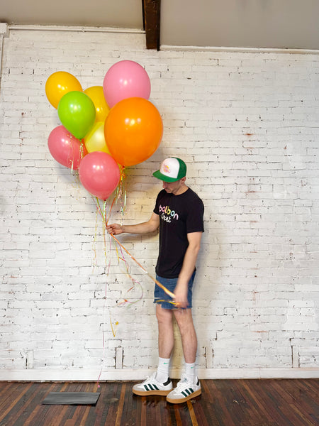 Juicy Citrus large latex helium filled balloon bouquet for pick up or delivery in Pittsburgh