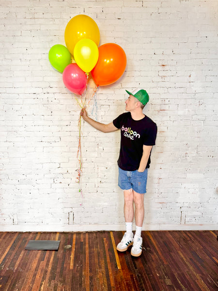 Juicy Citrus small latex helium filled balloon bouquet for pick up or delivery in Pittsburgh