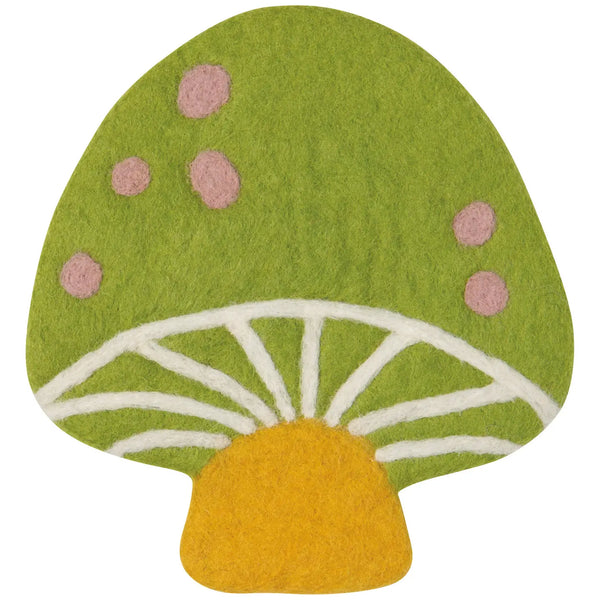 Mushroom Wool Felt Trivet