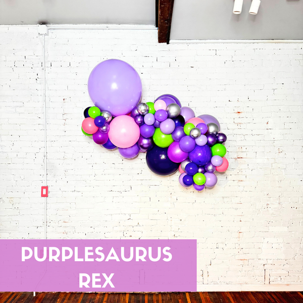 'Purplesaurus Rex' Organic Balloon Burst | 5ish Feet✨