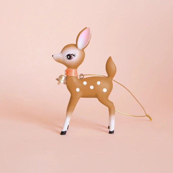 'Clarice' Retro Deer Ornament