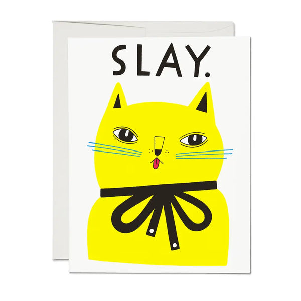 Slay Cat Card