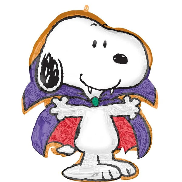 Peanuts Halloween Dracula Snoopy Foil Mylar Balloon
