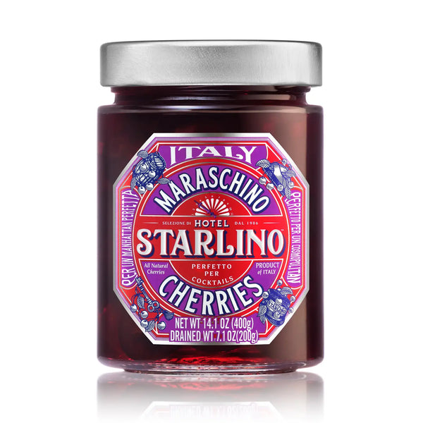 Starlino Italian Maraschino Cherries - 400g Jars